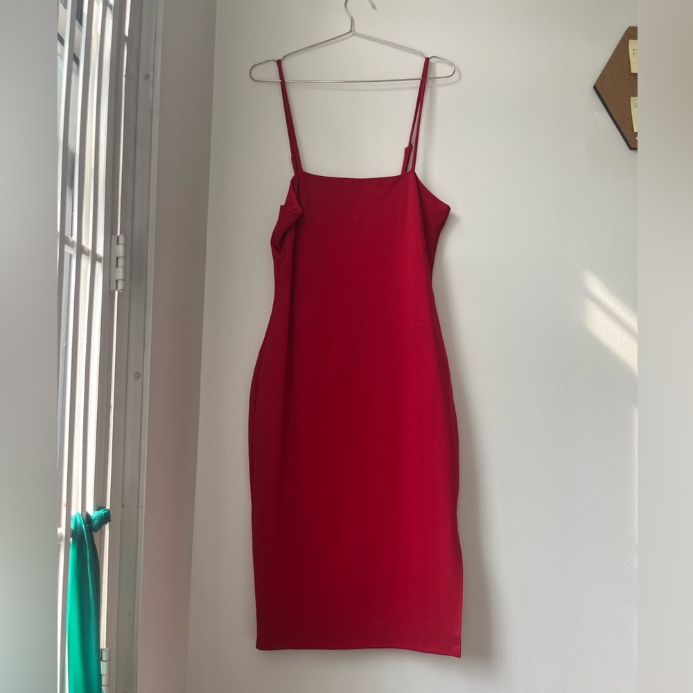 Red Strap Dress